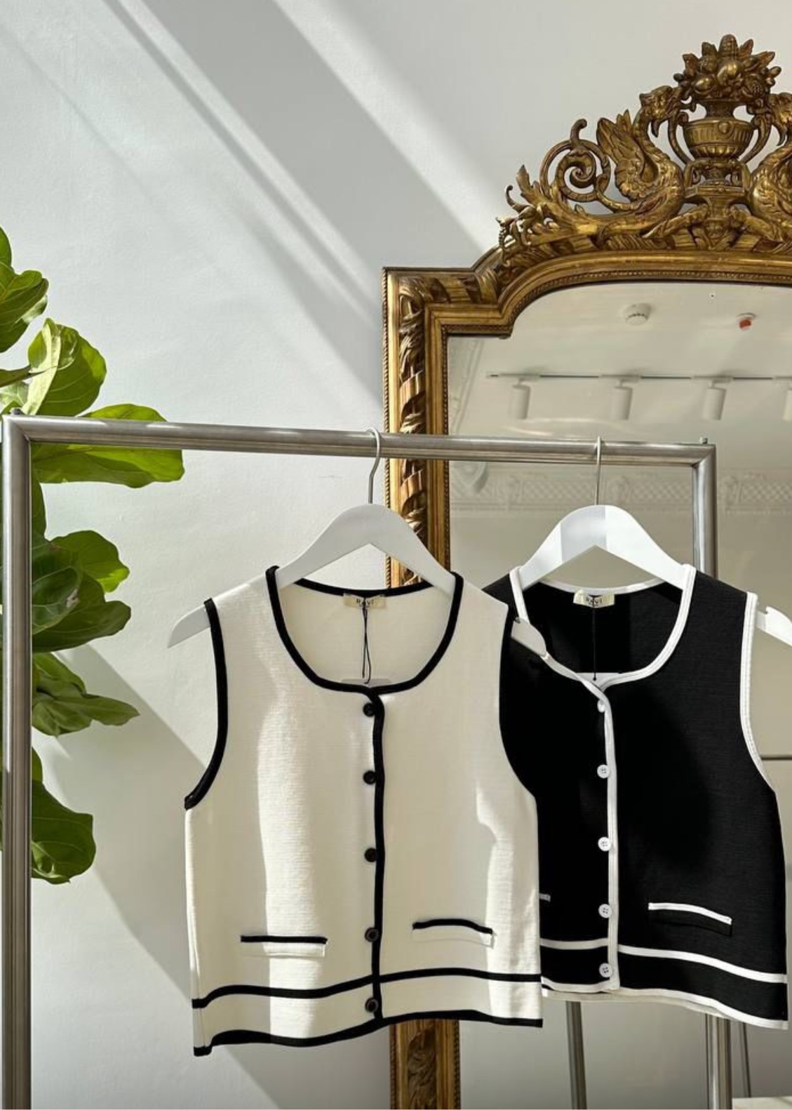 Black Sweater Vest