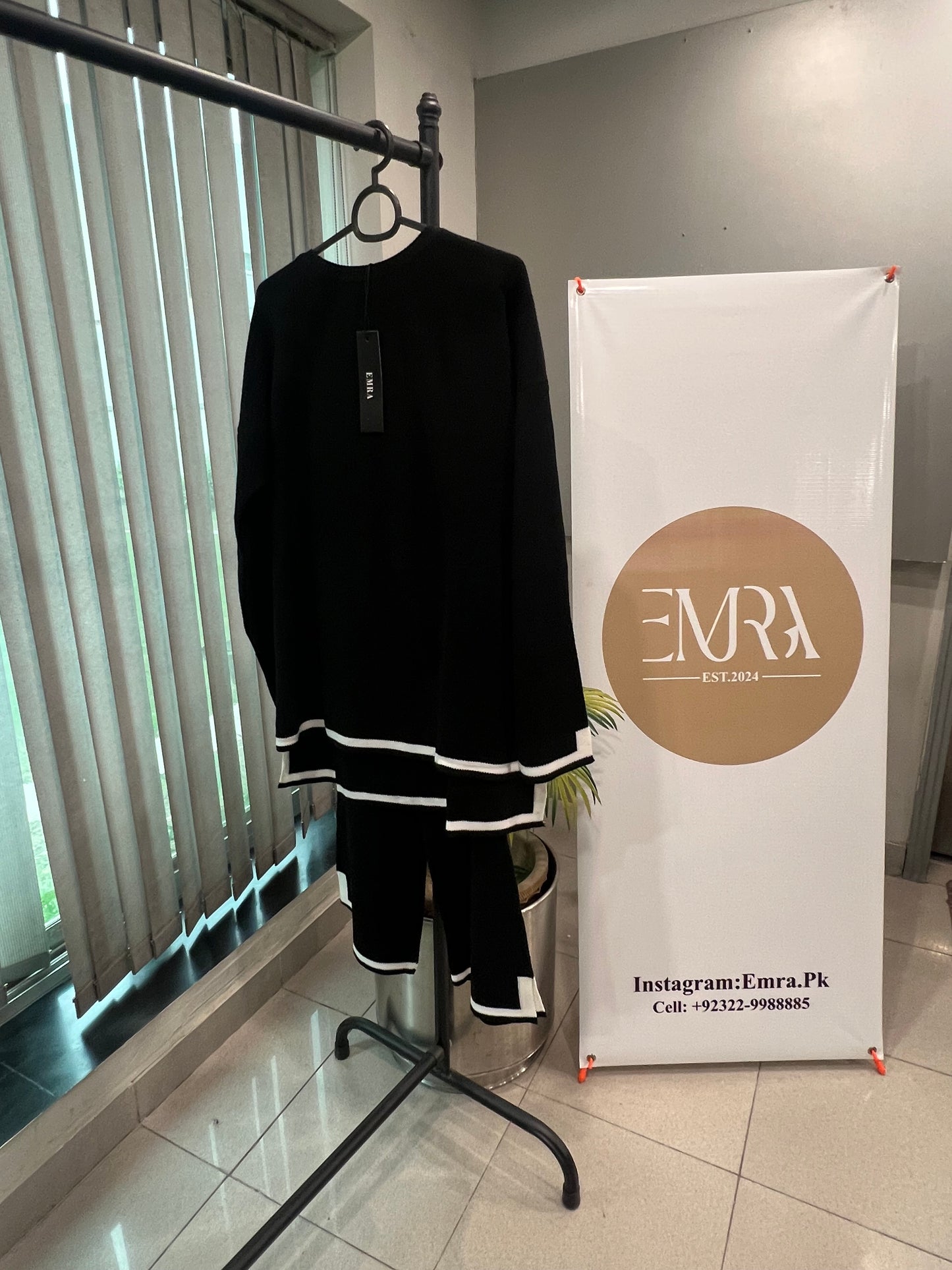 Trendy Comfortable Black Coord