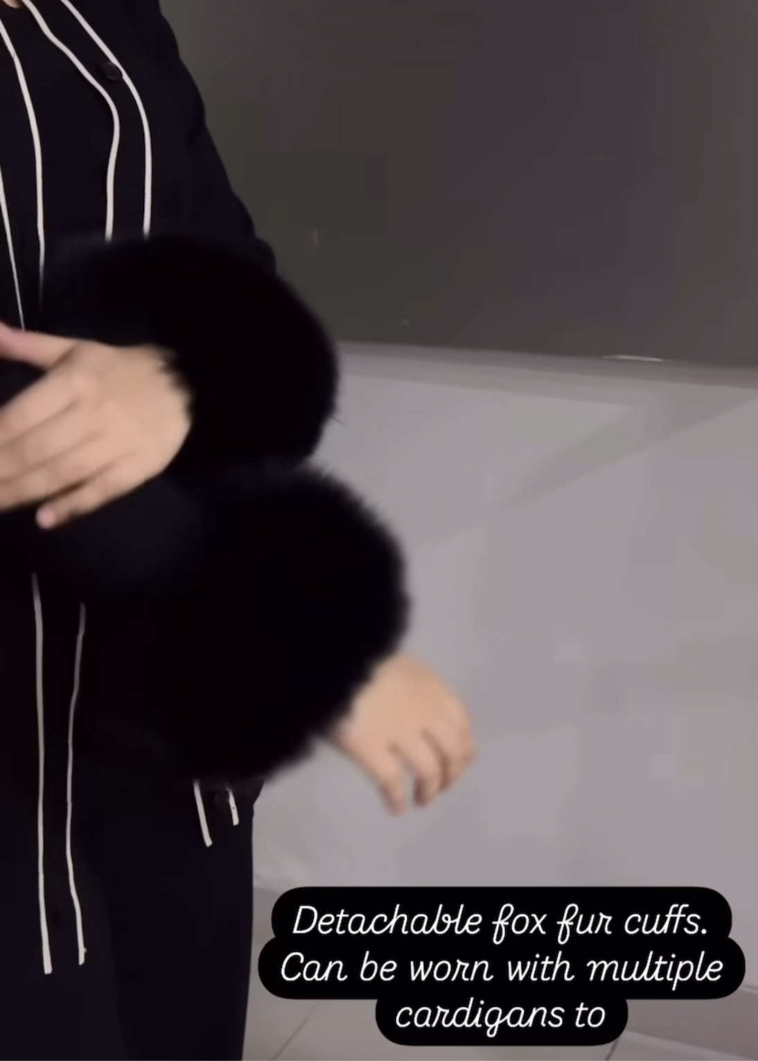 Real Fox Fur Cuffs