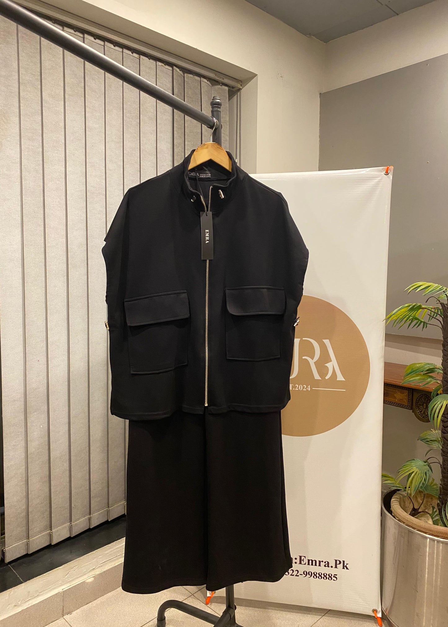 Black Relaxed Fit Co Ord