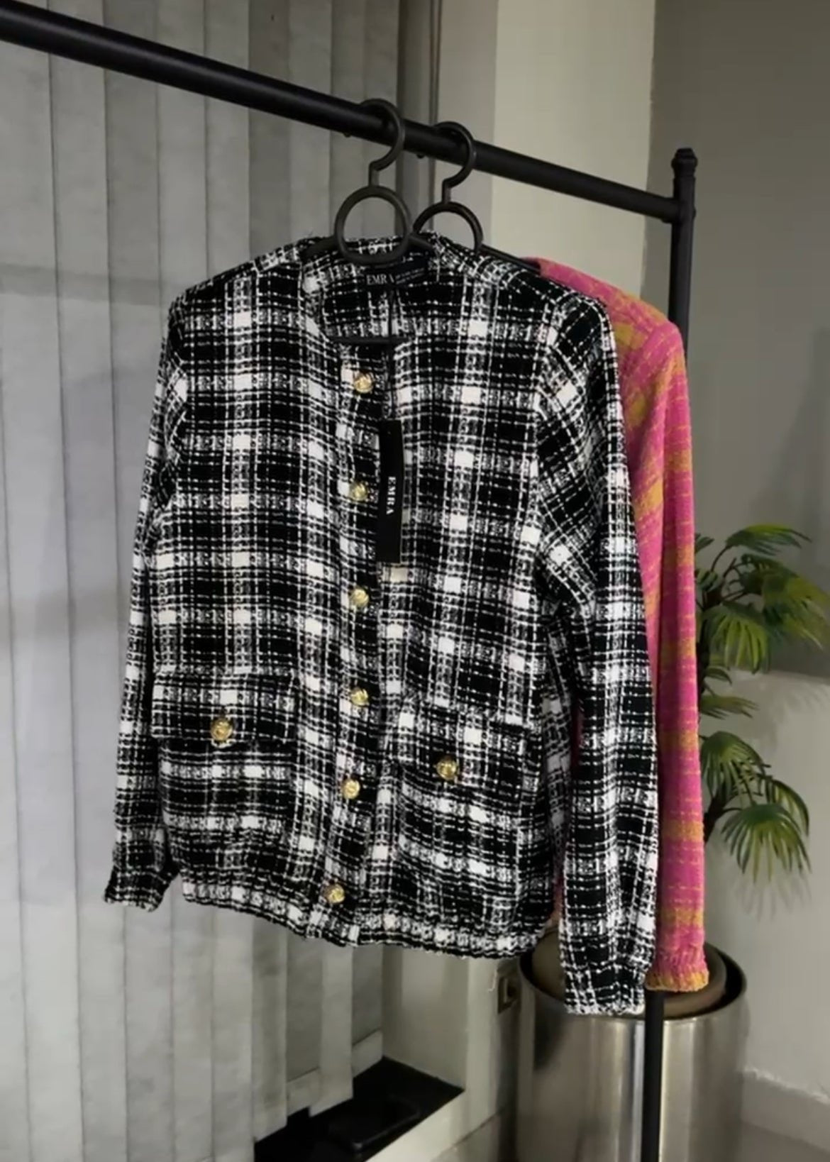 Black and White Contrast Jacket