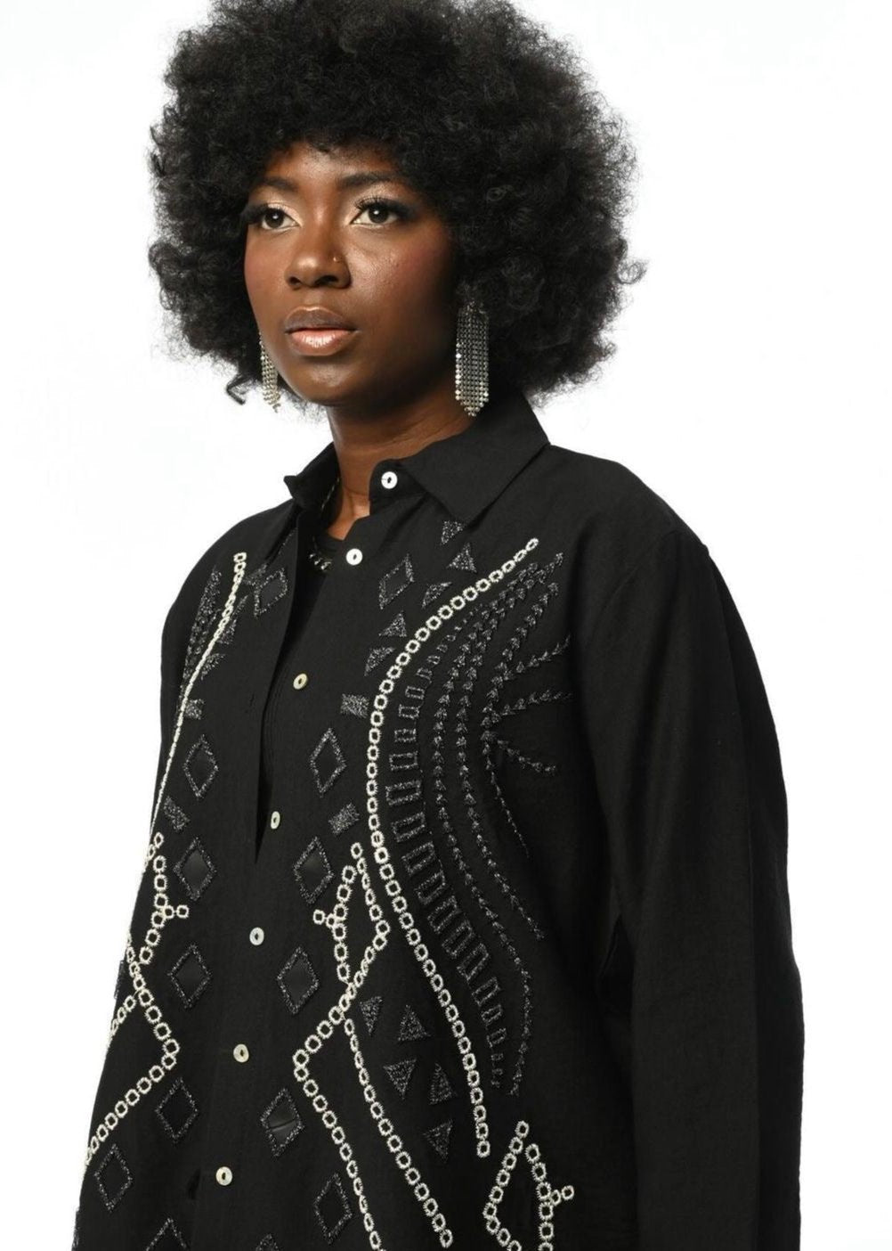 Black Boho Shirt