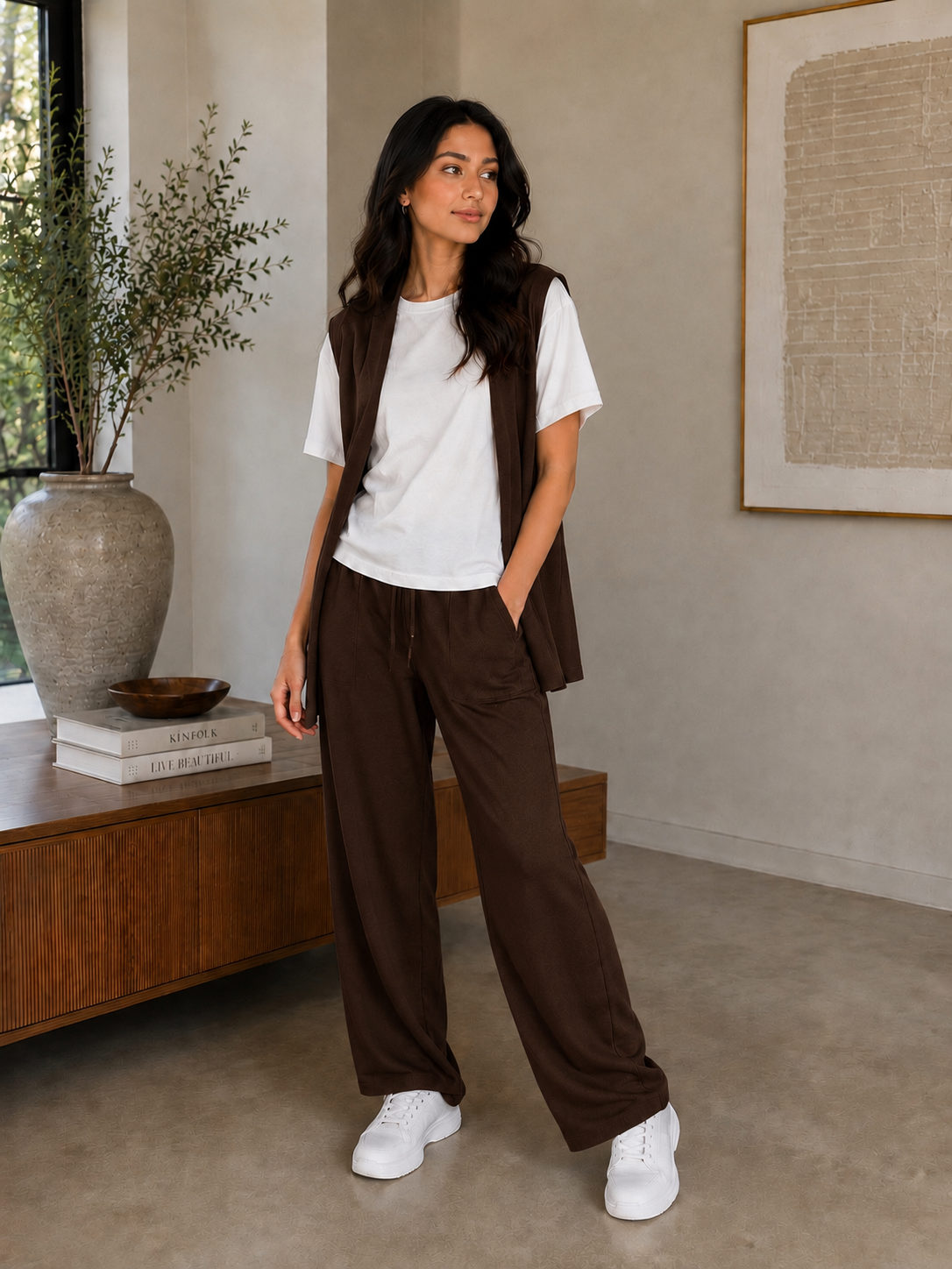 Mocha Ease Co-Ord Set