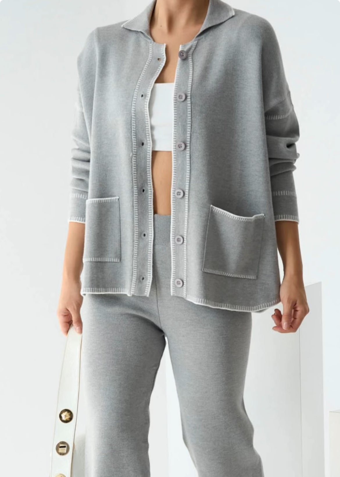 Grey Cozy Minimalistic Set