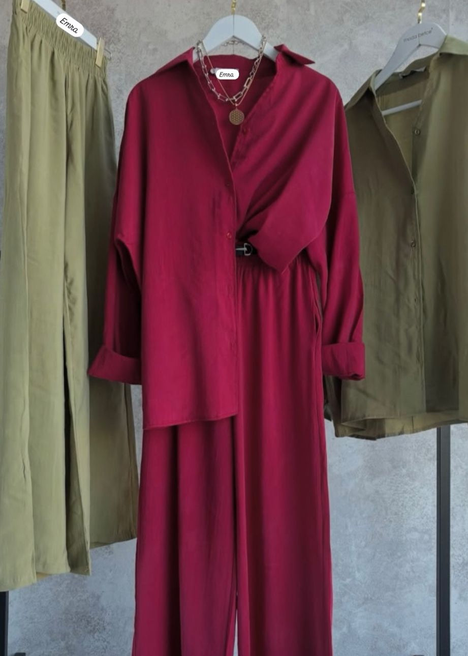 Deep Red Coord Set