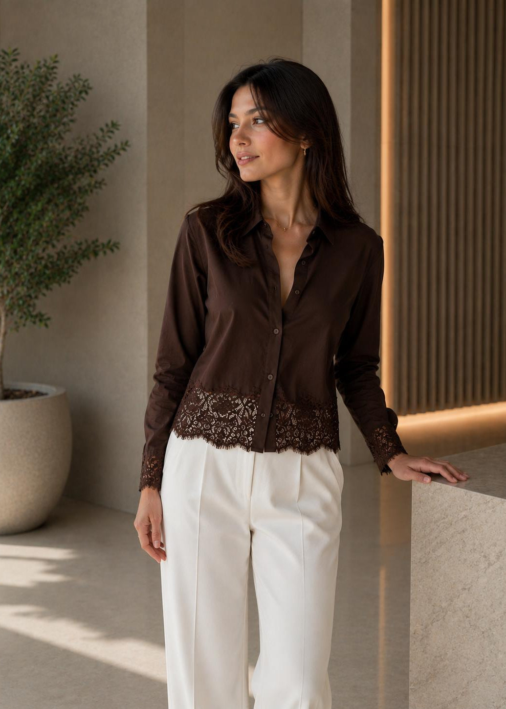 Chocolate Chantilly Shirt