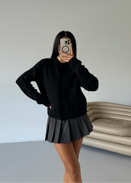 Black Knit Sweater