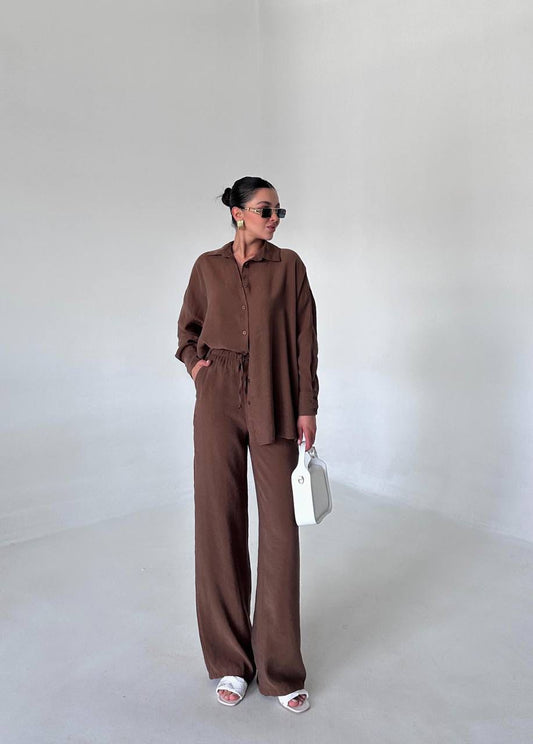Basic Brown Coord Set