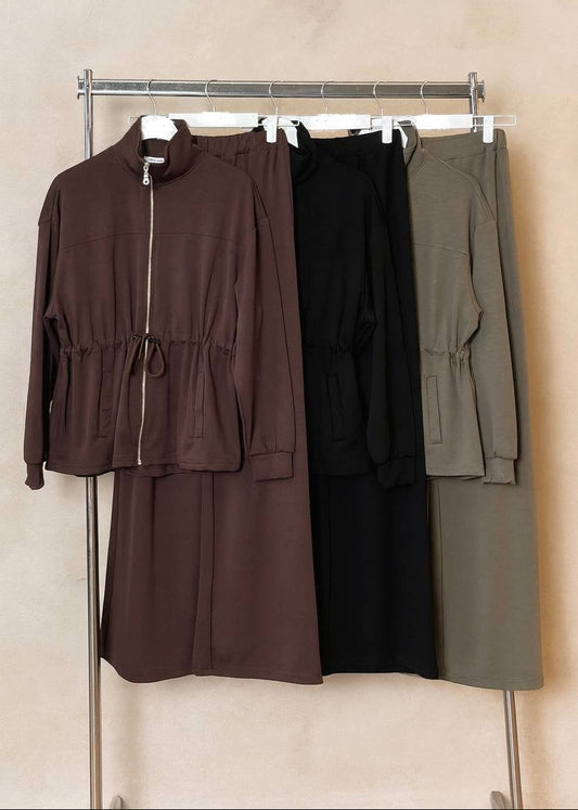 Luxe Street Set Olive Green