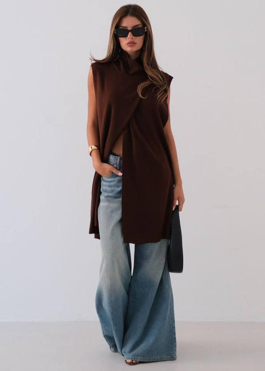 Knitted Cape Wrap