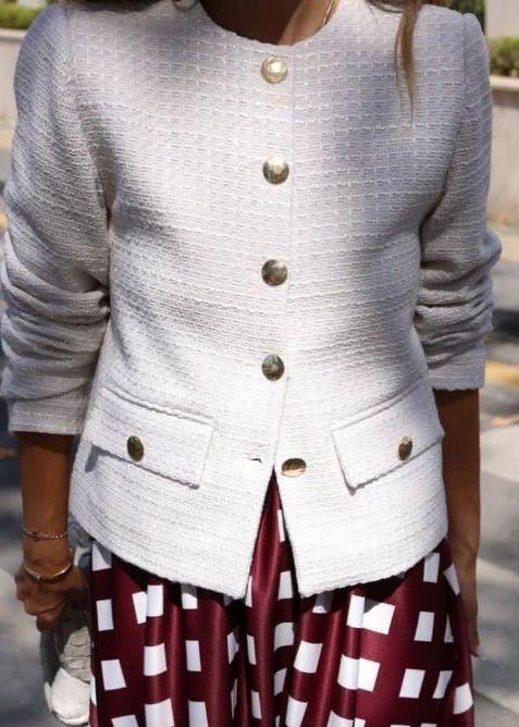 Tweed White Jacket