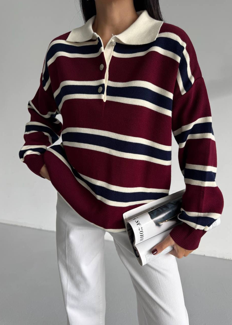 Maroon Sail Sweater