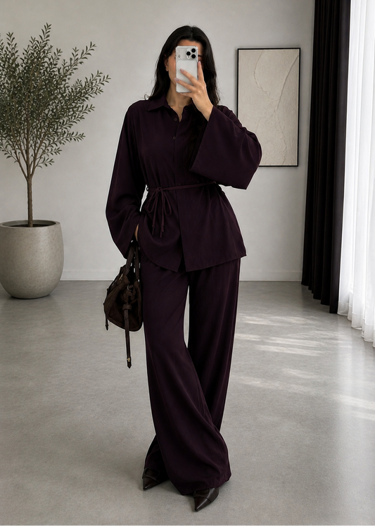 Midnight Plum Co Ord