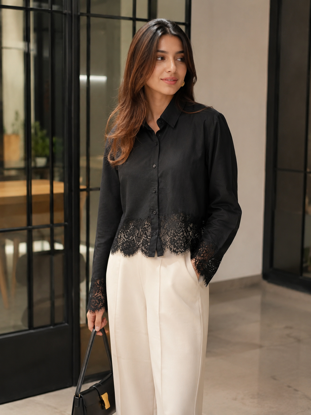 Midnight Chantilly Shirt