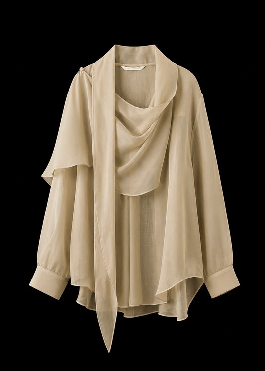 Khaki Flow Top