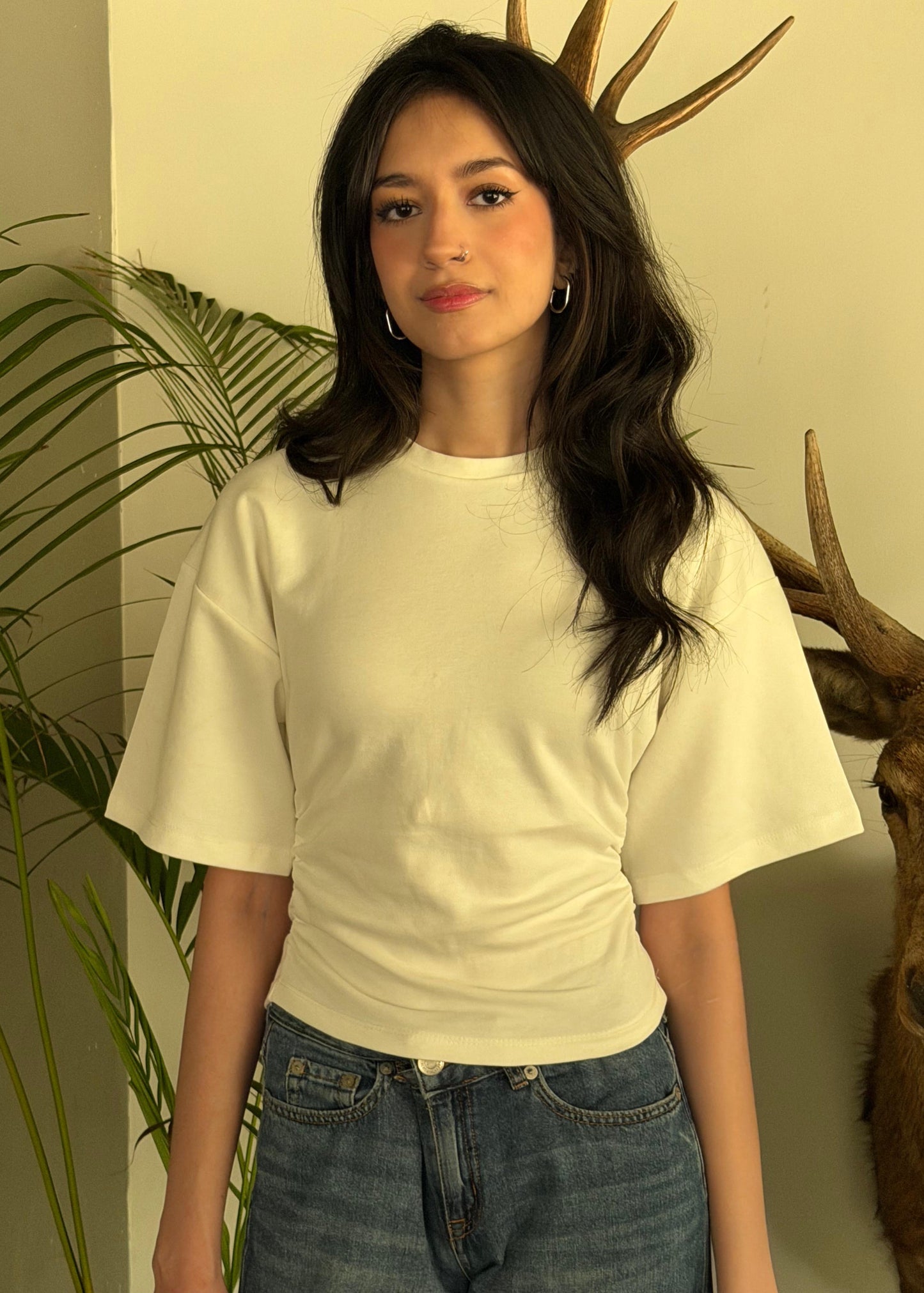 White Sculpt Tee