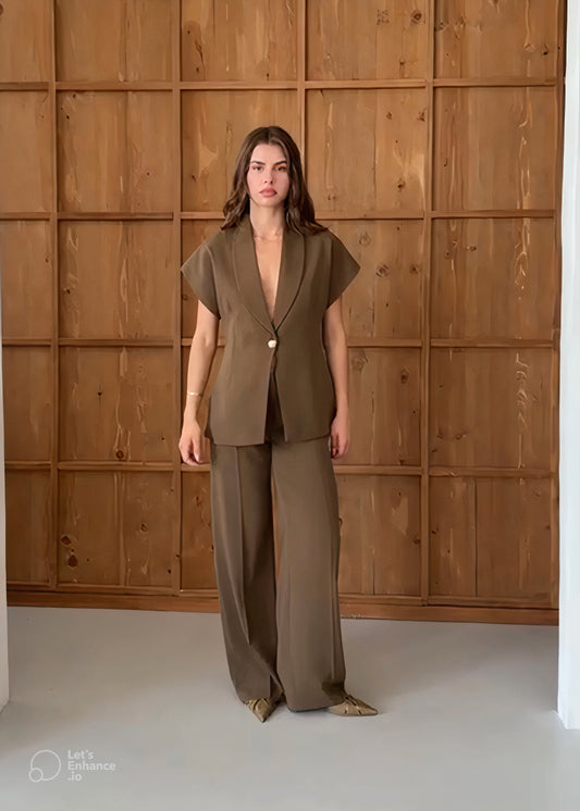 Single Breasted Blazer Set
