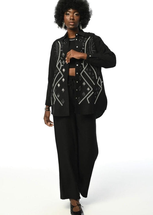 Black Boho Shirt