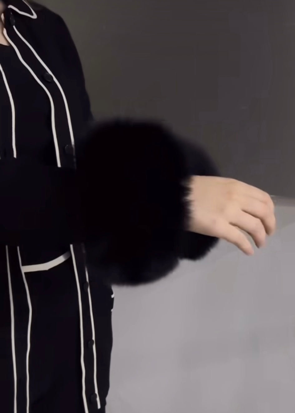 Real Fox Fur Cuffs