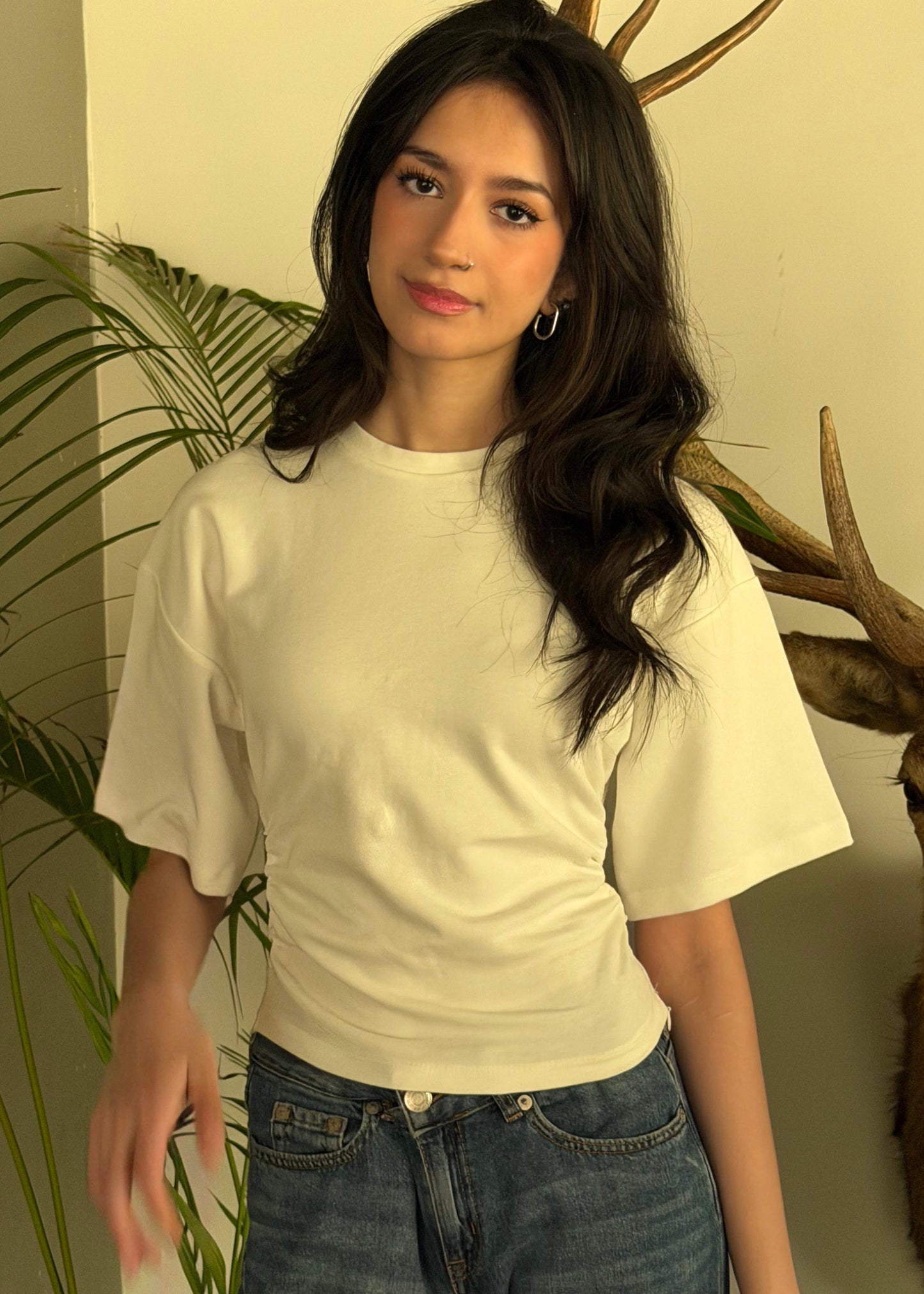 White Sculpt Tee