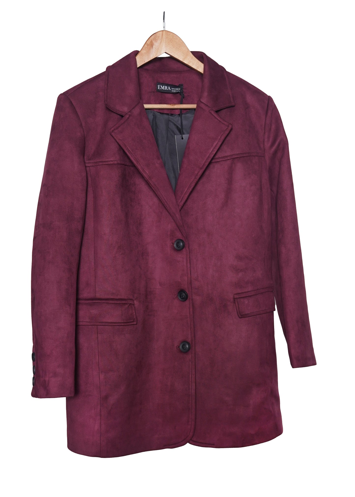 Maroon Sued Coat