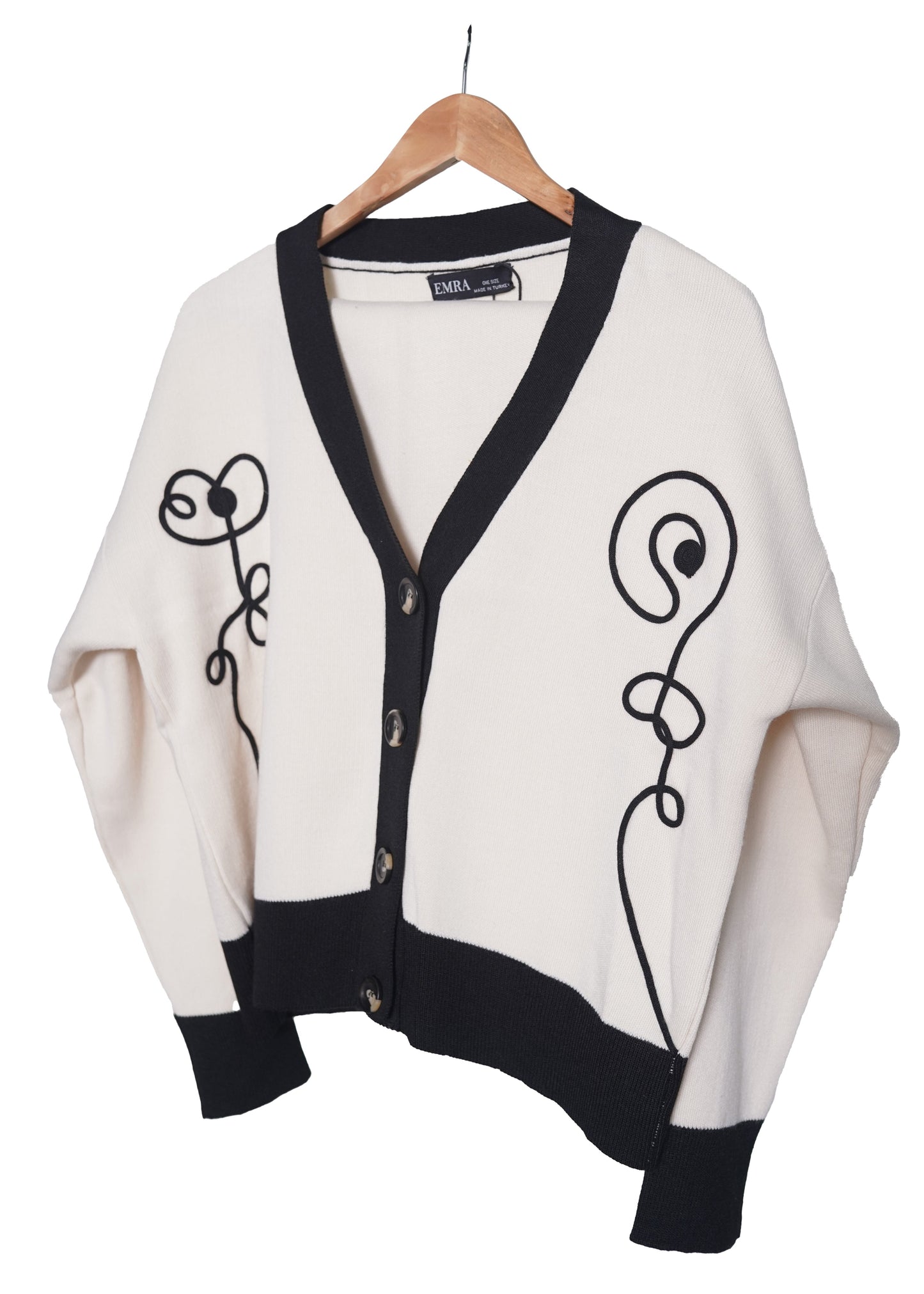 Black on White Spiral Coord set