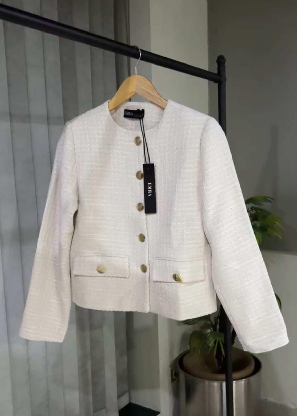 Tweed White Jacket