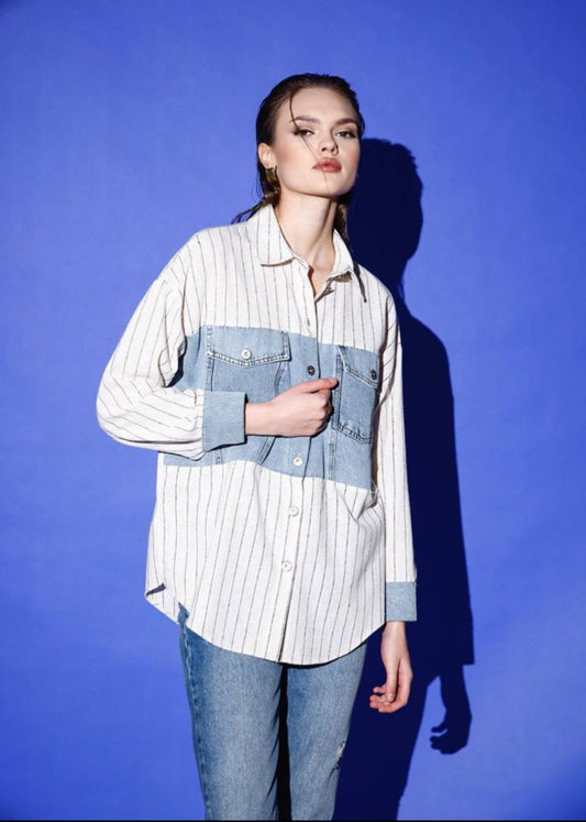 Mid Layer Denim Shirt