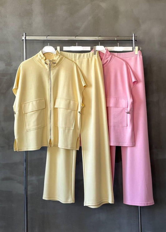 Pink Relaxed Fit Co Ord
