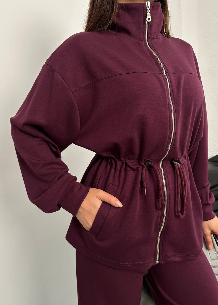 Luxe Street Set Burgundy