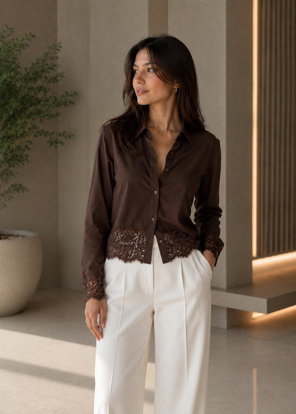 Chocolate Chantilly Shirt