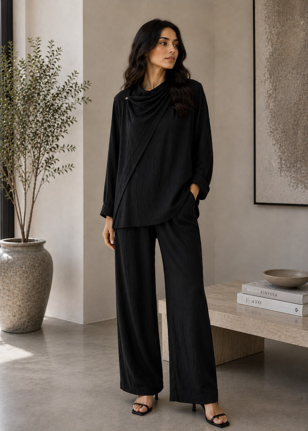 Black Drape Set