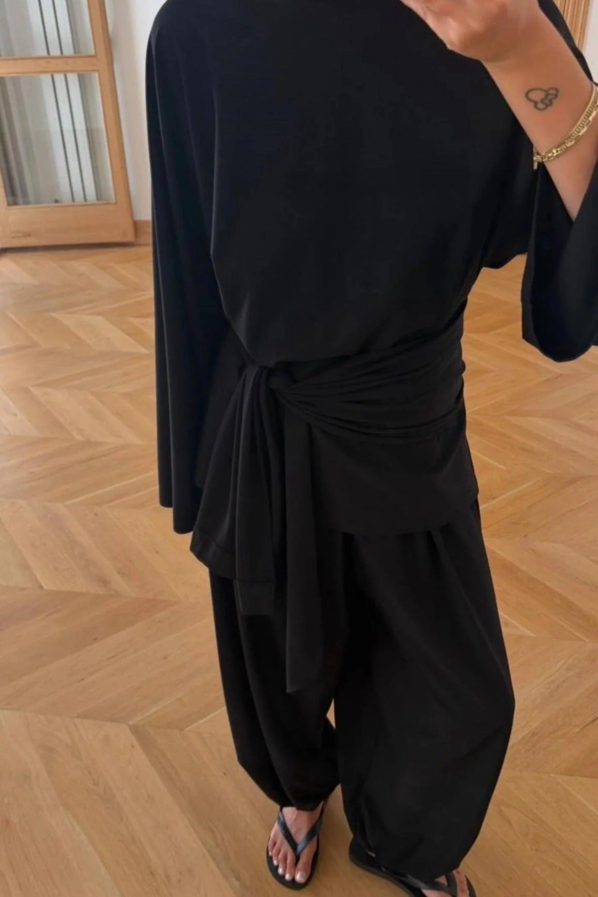 Belted Co-ord — Black