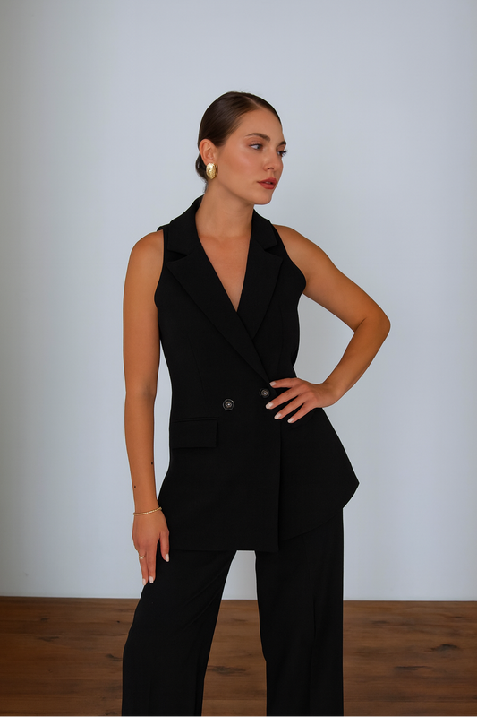 Black Halter Set