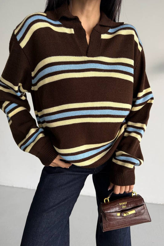Mocha Wave Sweater
