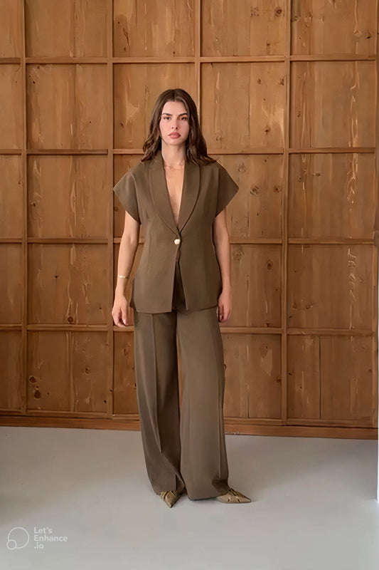 Single Breasted Blazer Set