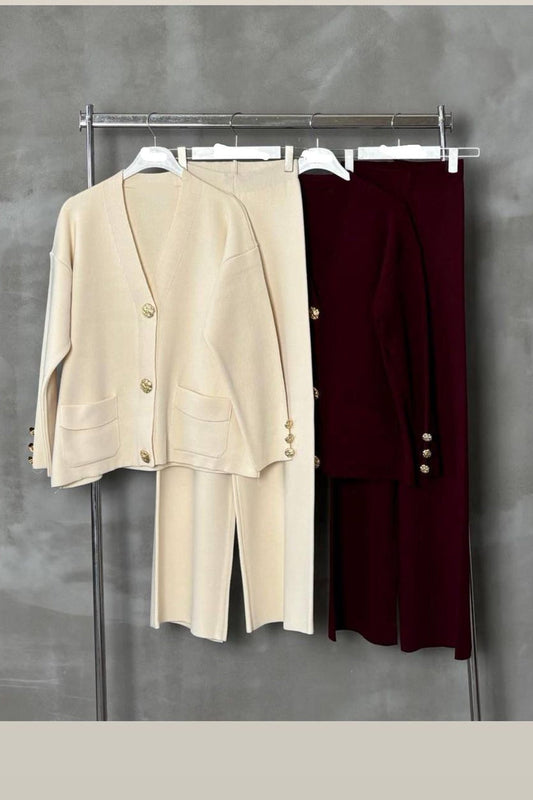 Knit Aura Set Off White
