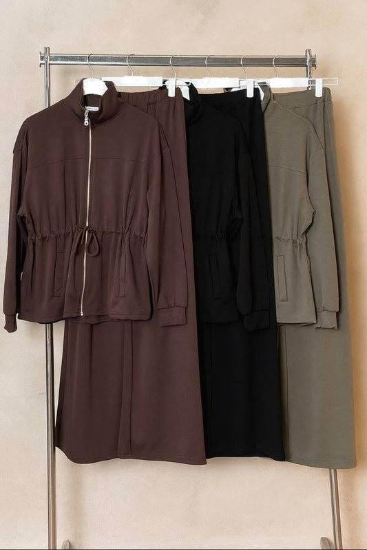 Luxe Street Set Olive Green